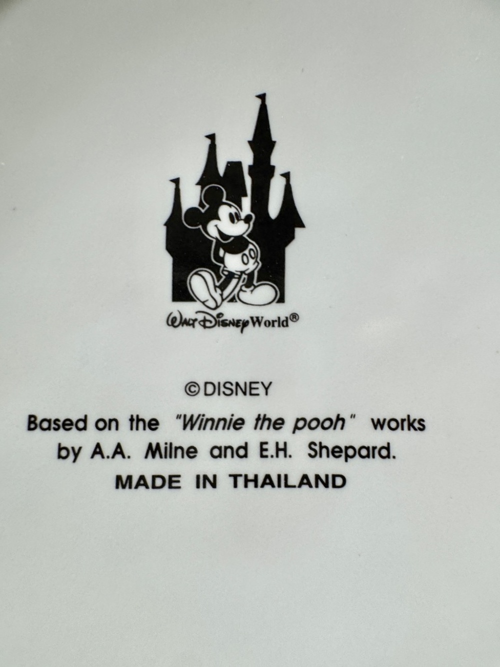 Winnie the Pooh Mug 3D Raised Yellow Inside Full Size 4.5" High Disney Parks - Picture 9 of 14